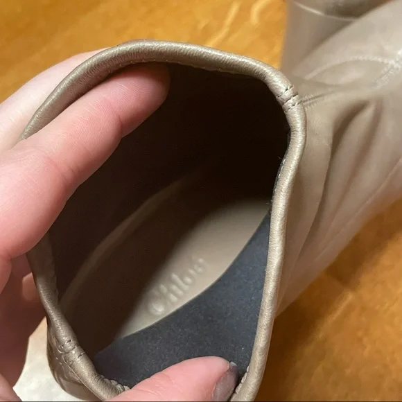 Chloe Grey Heeled Sock Bootie - Picture 14 of 15